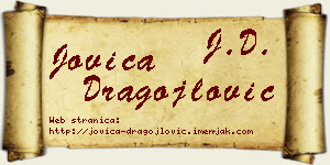Jovica Dragojlović vizit kartica